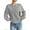 Gray, variant on Weardear Women's Textured Crewneck Sweatshirts Solid Color Long Sleeve Casual Tops Tunic Pullover Sweatshirt for Women