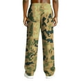 thumbnail image 5 of Dwelliawo Camo Sweatpants for Men Lounge Loose Drawstring Straight Leg Running Casual Sweatpants Workout Pants with Pockets Light Green S, 5 of 7