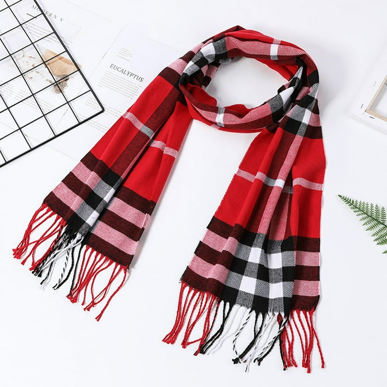 Checkered neck deals scarf