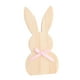 thumbnail image 1 of Letrero de madera de conejito de Pascua, adorno de conejo para festivales de granja y restaurantes. Azul, 1 of 9