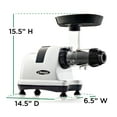 thumbnail image 4 of Omega All in One Nutrition System Cold Press Juicer, in Silver (J8006HDS), 4 of 14