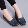 thumbnail image 3 of Oyedens Women's Wedge Loafers Flats Casual Slip on Walking Loafer Flat Driving Work Shoes for Women, 3 of 8