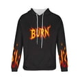 thumbnail image 5 of Flame Print Hoodies for Mens Fleece Long Sleeve Hooded Sweater Casual Warm Relaxed Fit Thermal Shirt with Kangaroo Pocket Casual Fall Outfits Y2K Winter Clothes 2025, 5 of 5