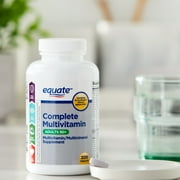 Equate Complete Multivitamin/Multimineral Supplement Tablets, Adults 50+, 220 Count, Compare to Centrum® Silver® Adults 50+