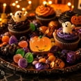 thumbnail image 6 of 4PCS Luminous Mini Resin Pumpkin Figurines, Glow in The Dark Halloween Miniature Pumpkin Figures Statue for Fall Party Dollhouse Potted Plant Micro Landscape Home Outdoor Decoration DIY Crafts, 6 of 8