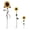 48 39 22 h, variant on Flower Garden Stakes Metal Spring Yard Art - Decorative Plant Stakes for Lawn, Patio, Pathway - Outdoor Indoor Home Decor (8 H)