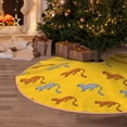 thumbnail image 5 of Fotbe Leopard Print Pattern Christmas Tree Skirt, Tree Skirts Plush Christmas Decorations, Christmas Tree Skirts Xmas Decorations Holiday Party Decor-30", 5 of 6