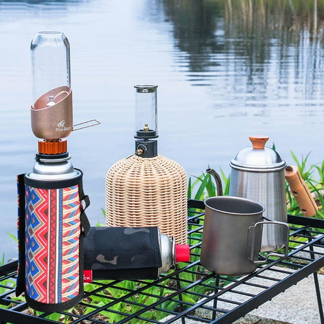 Camuflaje Gas Canister Cover Protector Camping Senderismo Tanque de cilindro de combustible