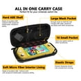 thumbnail image 2 of Clearance:Carry Case Compatible with Nintendo Switch Lite Console and Accessories, Portable Waterproof Carrying Bag Protective Travel Case Hard Shell Pouch w/ 10 Card Holders (Black/Gray/Blue/Yellow), 2 of 5