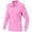 Pink, variant on Mofiz Womens Long Sleeve Golf Polo Shirts Lightweight Quick Dry Moisture Wicking Athletic Tennis Sports Tops 3-Button Pink XL