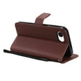thumbnail image 4 of for iPhone 16e Wallet Case RFID Blocking,Premium Solid Color PU Leather Magnetic Buckle Folio Kickstand Flip with Card Slots & Kickstand Full Body Phone Case,Coffee, 4 of 11