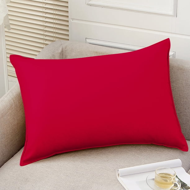 Funda de almohada rectangular impermeable para exteriores – Protector de cojín moderno y liso para muebles de patio, jardín y piscina.