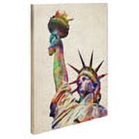 Trademark Art 'Statue of Liberty' Canvas Art by Michael Tompsett