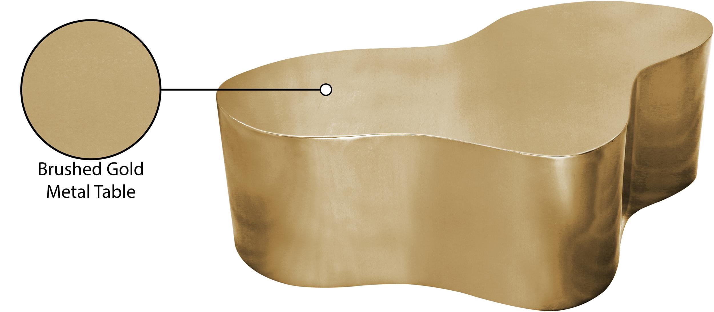 Meridian Furniture Tevere Gold Coffee Table