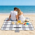 thumbnail image 4 of Fasiaou Waterproof Picnic Blanket Outdoor Mat, Extra Thick Moisture Proof Camping Beach Mat, Large 200x200cm Portable Foldable Groundsheet for Park Travel, 4 of 6