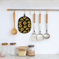 thumbnail image 5 of Pofeuu Sunflower (2) Print Silicone Pot Mat Mitten With Hanging Loop Heat Resistant Oven Mitts Non-Slip Bbq Baking Smoking Potholders, 5 of 7