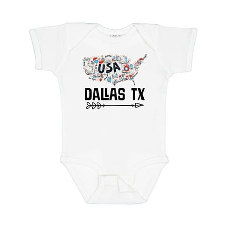 

Inktastic Dallas Texas USA Boys or Girls Baby Bodysuit