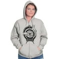 thumbnail image 3 of Hand Eye Crystal Ball Futuristic Spirit Zip Up Hoodie Men's Women's Brisco Brands L, 3 of 6