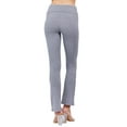 thumbnail image 4 of Women & Plus Workout Fitness Stretch Comfy Lounge Flare Slim Fit Yoga Pants, 4 of 4