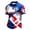 Blue#002, variant on Men's USA Soccer Polo Shirt Navy Blue Short Sleeve with Patriotic Star Pattern, Red White Trim, Casual Fit for Game Day, Outdoor Events, and Everyday Wear