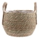 thumbnail image 1 of GOOHOCHY 1 cesta tejida de paja para el hogar, maceta decorativa para almacenamiento, 24 cm, 1 of 8