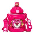 thumbnail image 5 of Taza termo para niños Strawberry Bear, olla de gran capacidad, taza para el vientre, taza de agua linda de dibujos animados, taza portátil para niños y niñas que van a la escuela, 5 of 5