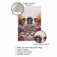 thumbnail image 4 of TiniDecor Skeleton Ladies Tea Party Garden Flag – 36”x60” Victorian Halloween Tea Time Outdoor Décor, 4 of 5