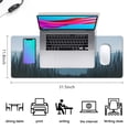thumbnail image 5 of Embrace the Outdoors with Forest Pattern XXL Mouse Mat - Large Extended Desk Mat, Non-Slip, Stitched Edges - Ideal for Gamers & Office Use (31.5 x 11.8inches), 5 of 7