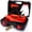 Red, variant on Electric Jack Quick Lifting Safe and Portable with Tire Inflator and LED Light Complete Set of Accessories 12V Hydraulic Floor Jack