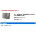 thumbnail image 2 of A/C Condenser - Compatible with 2008 - 2012 INFINITI EX35 2009 2010 2011, 2 of 2