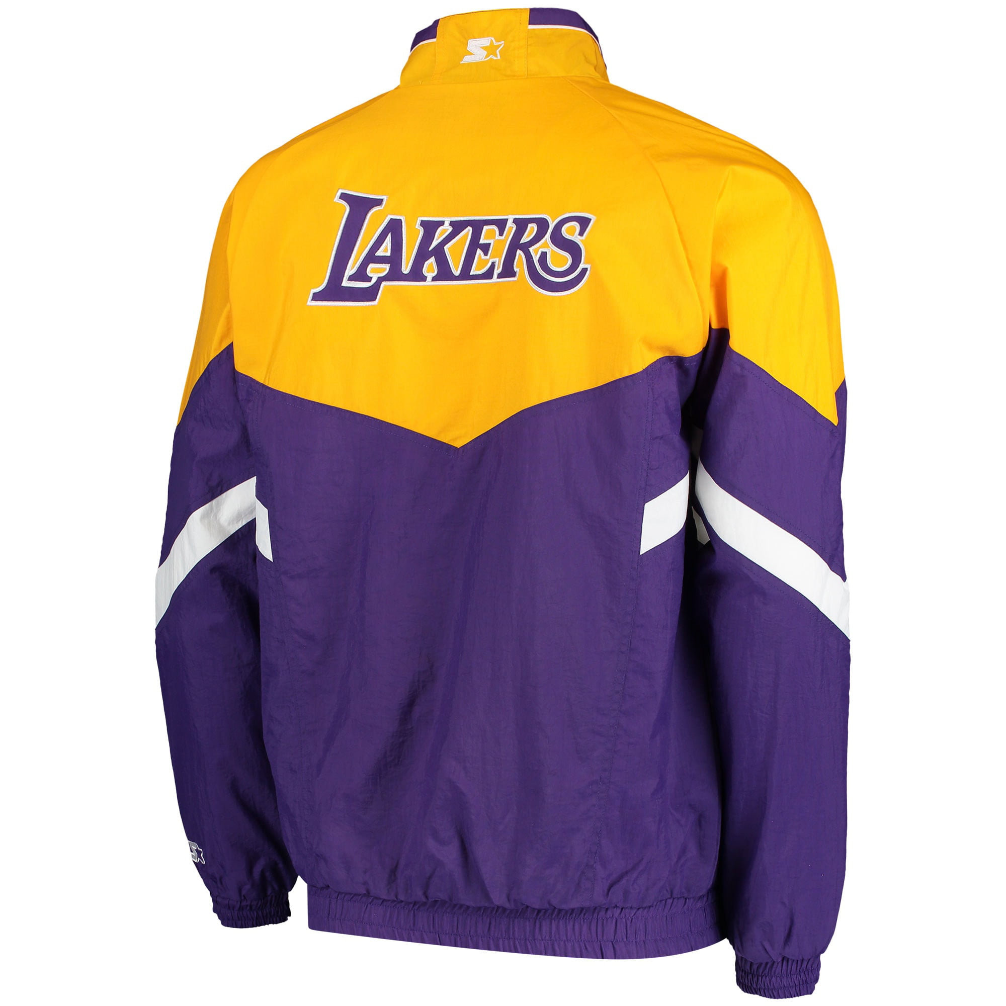 White Lakers Starter Jacket - Men S Starter White Los Angeles Lakers ...