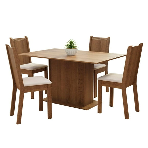 Juego de Comedor Madesa 5329 MC con Mesa y 4 Sillas