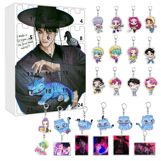 K-pop Demon Hunters Series Blind Box Figures,24pcs Kpop Demon Hunters Blind Box for K-pop Huntrix Fans,Fun & Adorable Gift for Kids & Adults