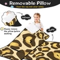 thumbnail image 3 of Gold and Brown Of Leopard Print Toddler Nap Mats for Kids Preschool,Sleeping Mat Bag or Kids,Toddler Sleeping Bag,Toddler Nap Mat or Daycare, 3 of 6