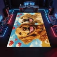 thumbnail image 4 of Golden Retriever Rug 4x7ft Area Rugs Vintage Painted Golden Retriever Rugs Non Slip Machine Washable Indoor Throw Carpet for Living Room Bedroom Study Office Entrance Foyer, 4 of 7