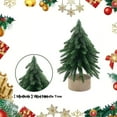 thumbnail image 2 of Moocorvic Christmas Brush Trees Christmas, Christmas Ornaments Mini Miniature Christmas Tree Decor for Christmas Yard Decoration Home Indoor Outdoor Garden Lawn, 2 of 5