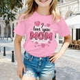thumbnail image 2 of TZEWGL T-Shirts For Kid Bouquet Cute Printed Solid Color Short Sleeve Blouse For Infnants size 4-5T, 2 of 4