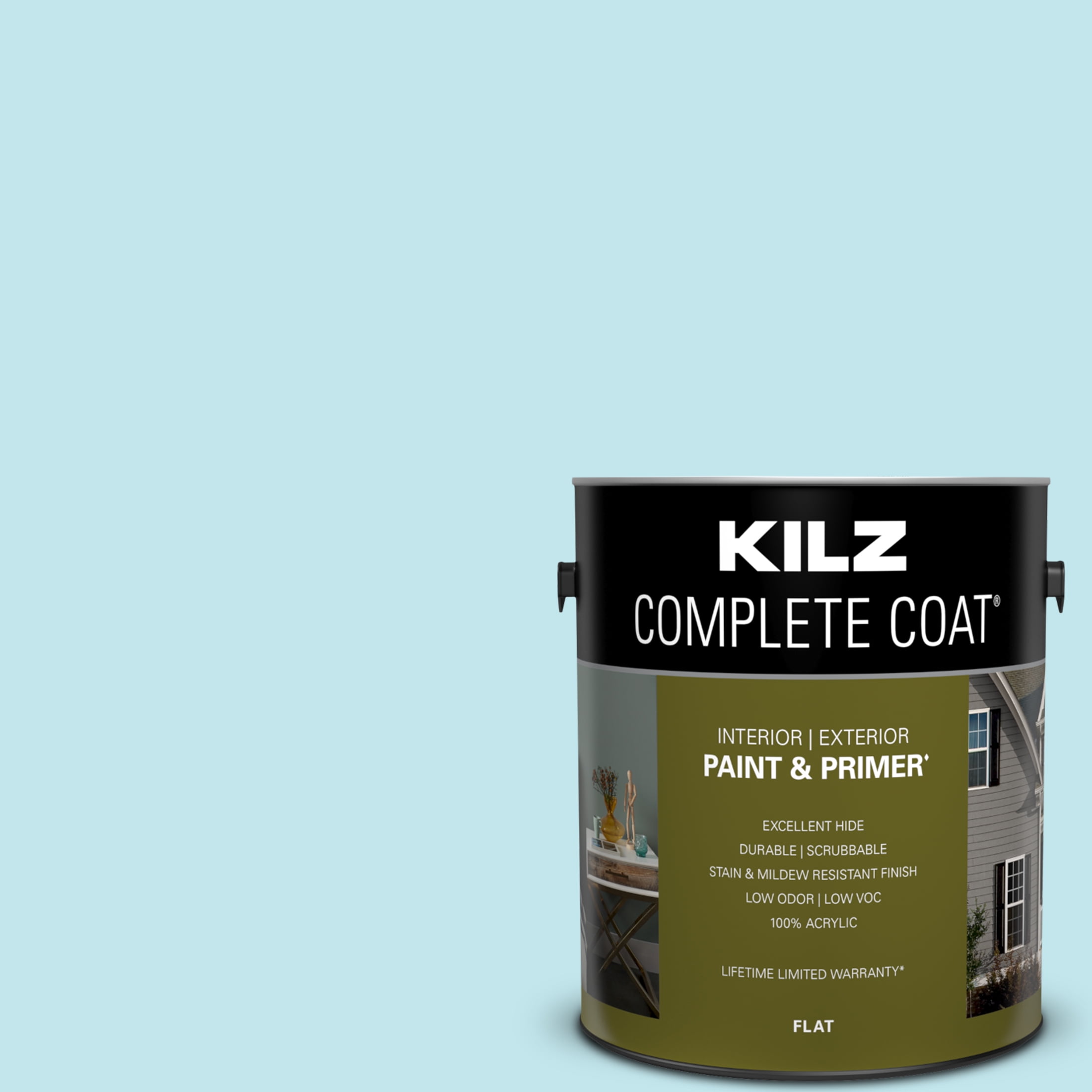 Peaceful Bedtime, KILZ Complete Coat Interior/Exterior Paint & Primer, 1 Gallon #RE220-01