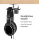 thumbnail image 4 of Soporte Para Auriculares Para Juegos, Soporte Doble Para Auriculares - Aluminio Porttil Universal Instalación De 2 Vías Soporte Para Auriculares Para Todos Los Auriculares-almacena, 4 of 5