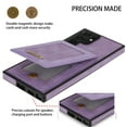 thumbnail image 5 of for Samsung Galaxy S23 Ultra Wallet Case, Durable Magnetic Back Flip PU Leather Case with Kickstand & RFID BLOCKING Card Slot Holder Shockproof Cover for Samsung Galaxy S23 Ultra, Purple, 5 of 8