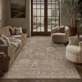 thumbnail image 3 of BERTHMEER 8'×10' Area Rugs for Living Room Bedroom Washable Large Brown Gray Vintage Oriental Non Slip Rugs for Office Dining Room Playroom Farmhouse Traditional Distressed Carpets, 3 of 8