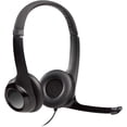 thumbnail image 2 of Logitech USB Headset H390 With Noise cancelling Microphone - Includes Headphone Cleaner With MicroFiber Cleaning Cloth - 2 Pack Bundle, 2 of 8