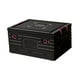 thumbnail image 3 of Contenedor de almacenamiento plegable con tapa y caja de manejo para la pesca de barbacoa de viaje Negro, 3 of 8