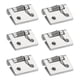 thumbnail image 1 of 6Pcs Bisagras de Puerta de Cierre Automático, 1" Bisagra de Resorte de Acero Inoxidable 304, Exterior, 1 of 6
