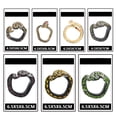 thumbnail image 3 of Pulsera de serpiente de juguete de PVC para fiesta de Halloween, pulsera de serpiente realista, pulsera de serpiente simulada, juguetes traviesos aterradores, 3 of 8