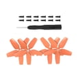 thumbnail image 3 of Hélices de repuesto Props Paddle 2925S Hélices RC Prop Drone Accesorio 2 pares naranja Hugo Hélices de colores, 3 of 8