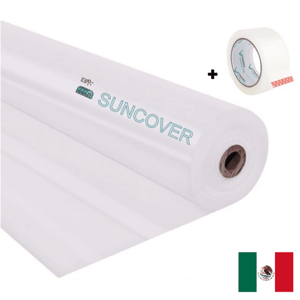 Plástico para Invernadero SUNCOVER 7.20m x 5m 5% Sombra Transparente