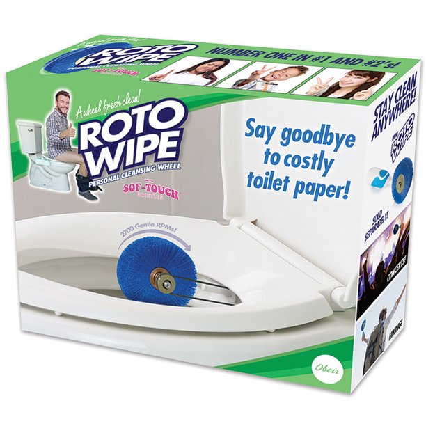 Prank Gift Box Roto Wipe Goodbye Toilet Paper Hide Present Inside
