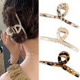 thumbnail image 2 of Pinzas para el cabello grandes, pinzas para el cabello de mariposa para mujeres, pinzas para el cabello de acetato de 4,5 pulgadas, pinzas para el cabello grandes de metal para niñas, accesorios para, 2 of 4