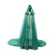 thumbnail image 3 of Capa con capucha para mujer, disfraz de Halloween brillante, largo hasta el suelo, lavable para adultos Verde, 3 of 9